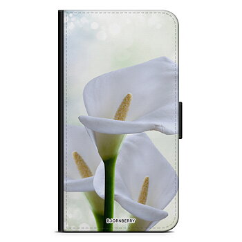 Huawei P Smart (2019) Plånboksfodral - Vit Blomma