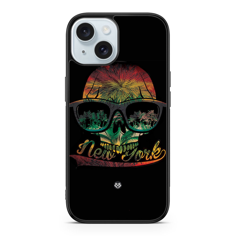 iPhone 15 Case - New York Skull