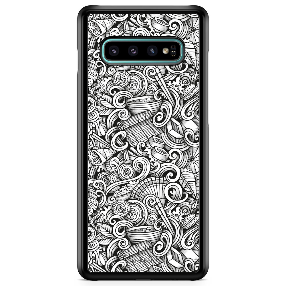 Samsung Galaxy S10 Case - Japanese Pattern