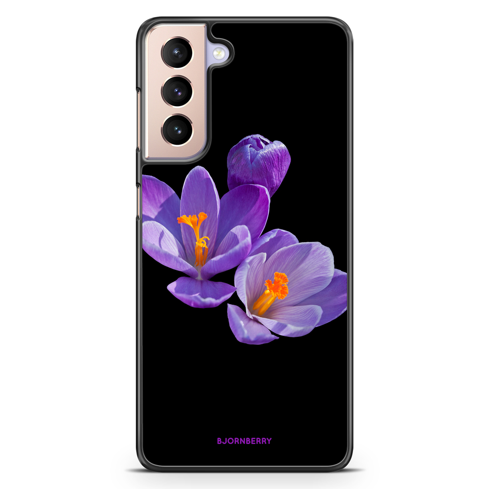 Samsung Galaxy S21 Case - Purple Flowers