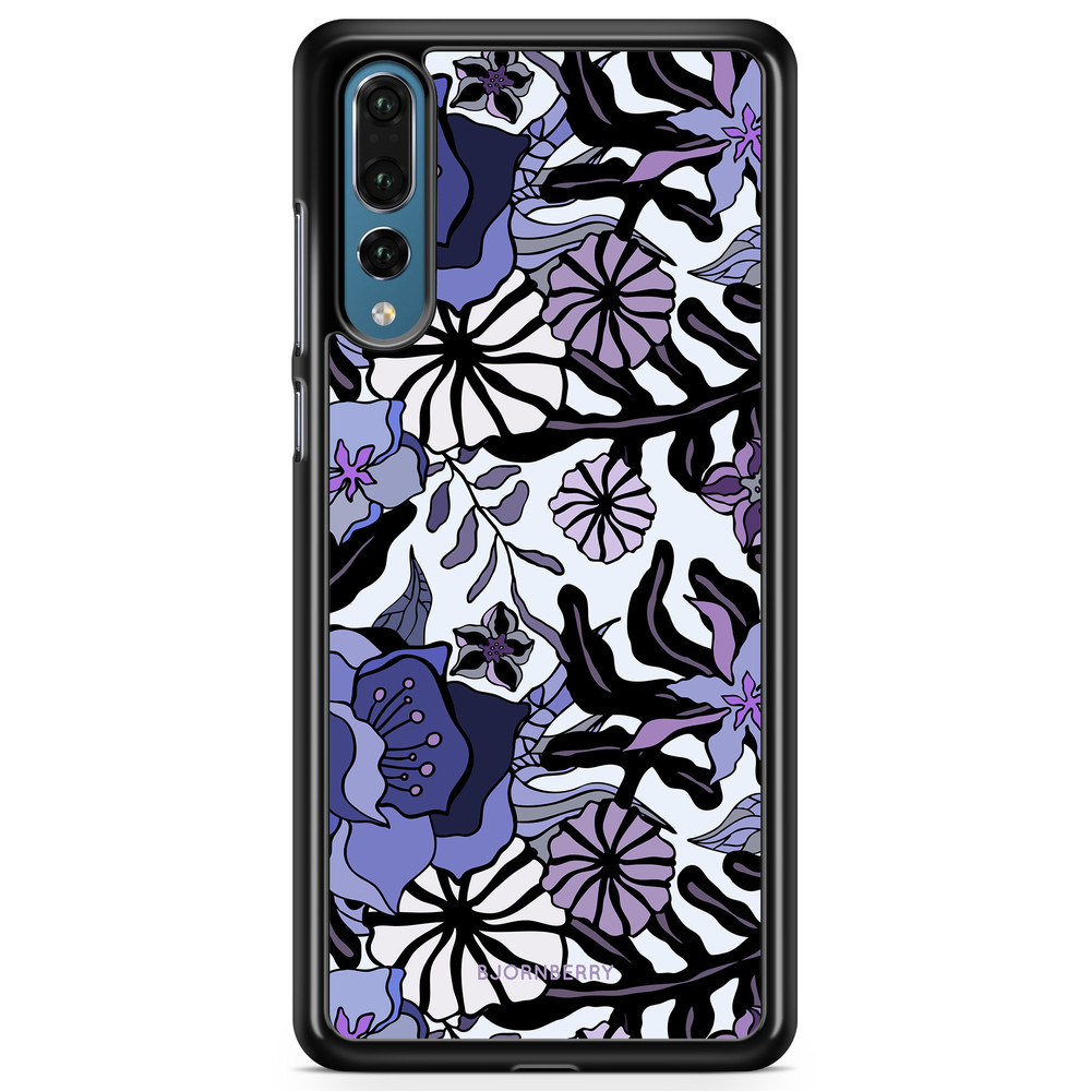 Huawei P20 Pro Case - Purple Flowers