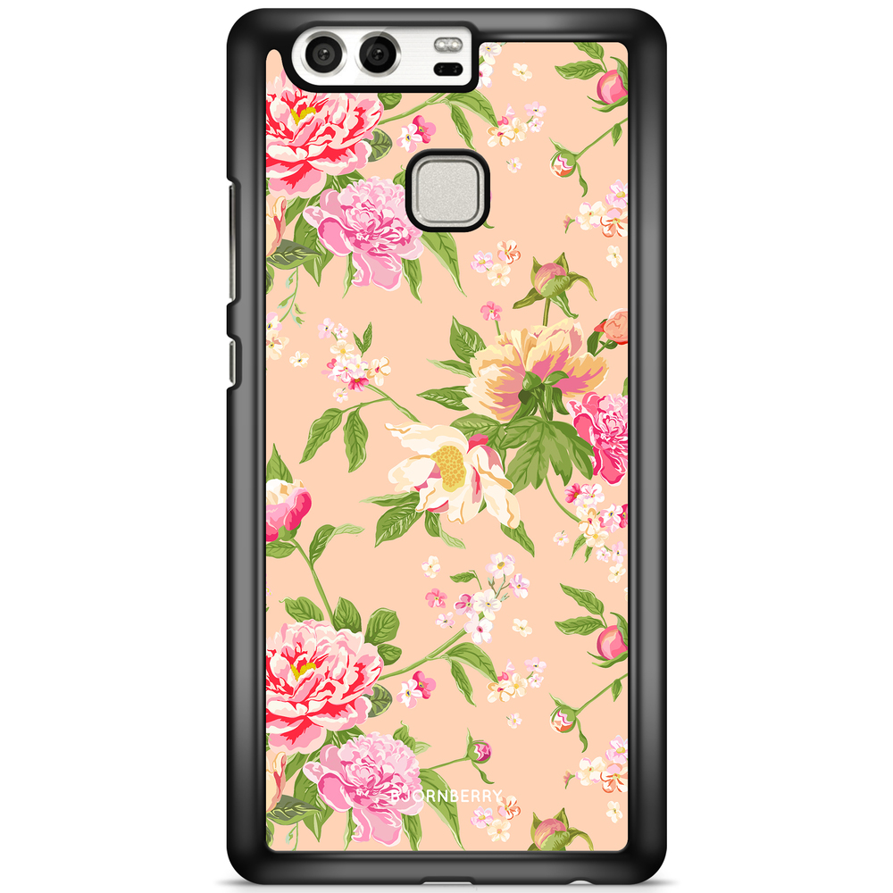 Huawei P9 Case - Peony Flowers