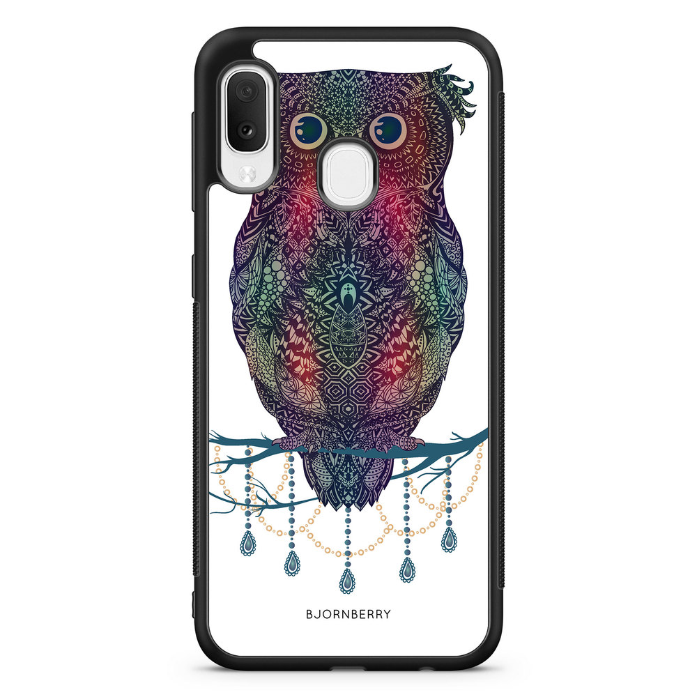 Samsung Galaxy A20e Case - Mandala Owl