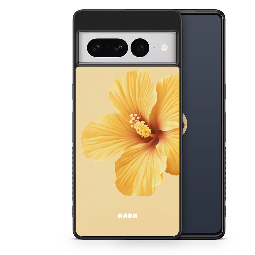 Google Pixel 7 Pro Case - Hibiscus Era - Lemon