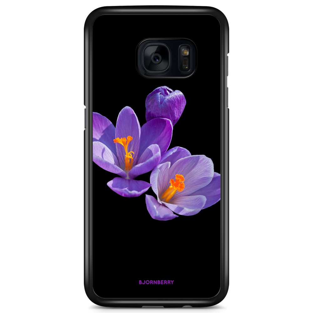 Samsung Galaxy S7 Case - Purple Flowers