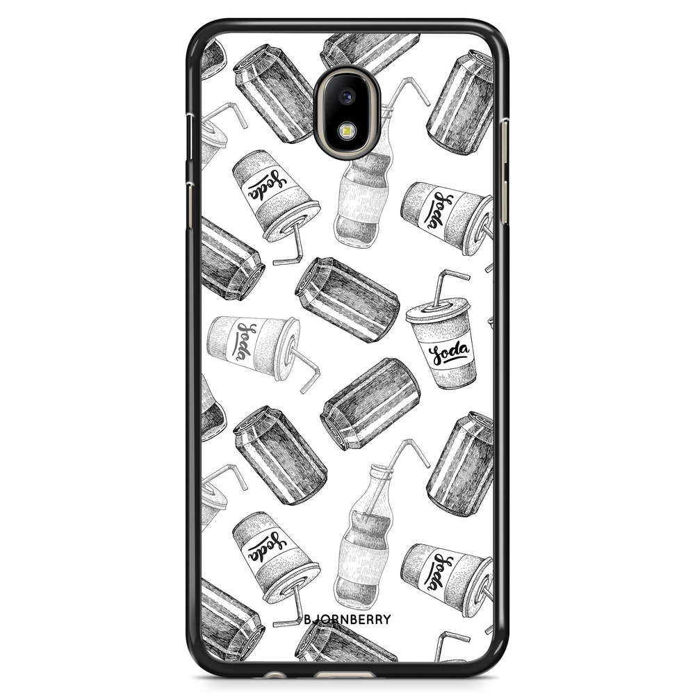 Samsung Galaxy J7 (2017) Case - Soda Black & White