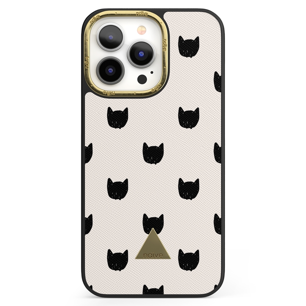 Naive iPhone 13 Pro Case - Cat Faces