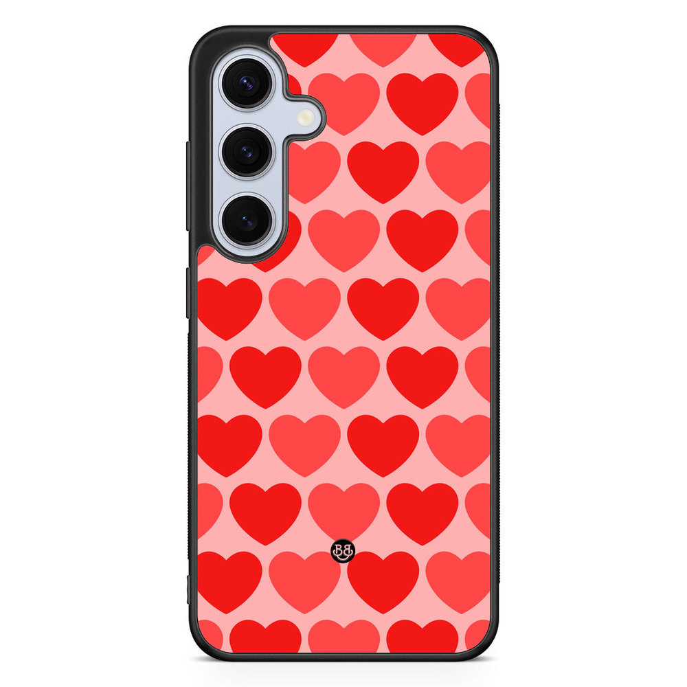 Samsung Galaxy S24 FE Case - Red Hearts