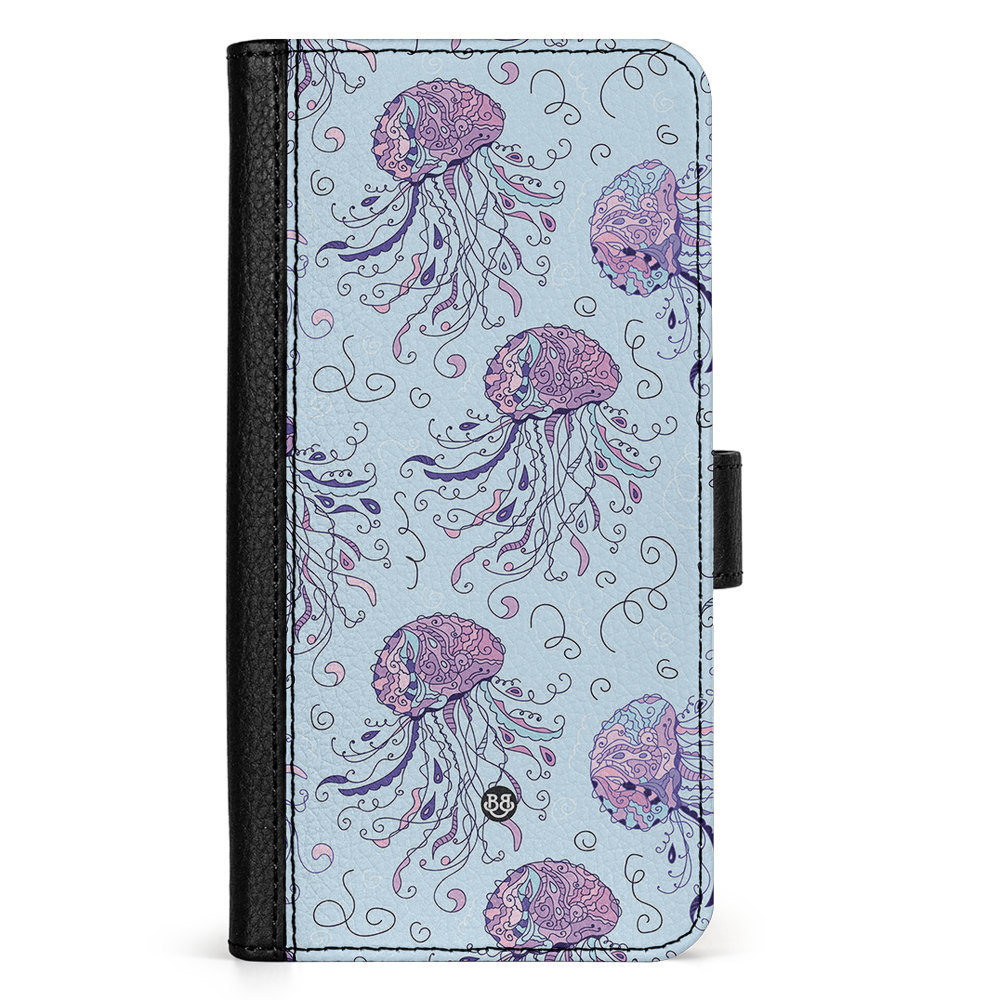 Xiaomi 13T Wallet Case - Jellyfish Pattern