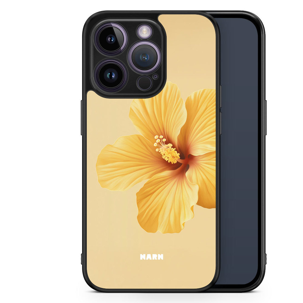 iPhone 14 Pro Case - Hibiscus Era - Lemon