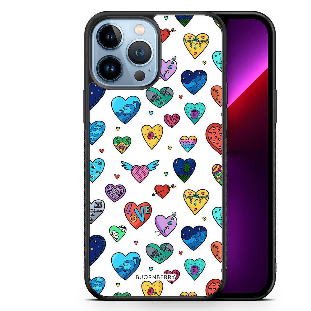iPhone 13 Pro Max Case - Hearts