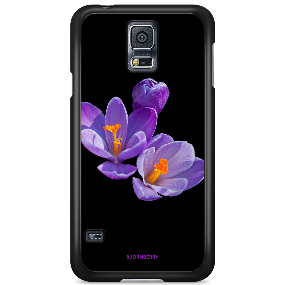 Samsung Galaxy S5/S5 NEO Case - Purple Flowers
