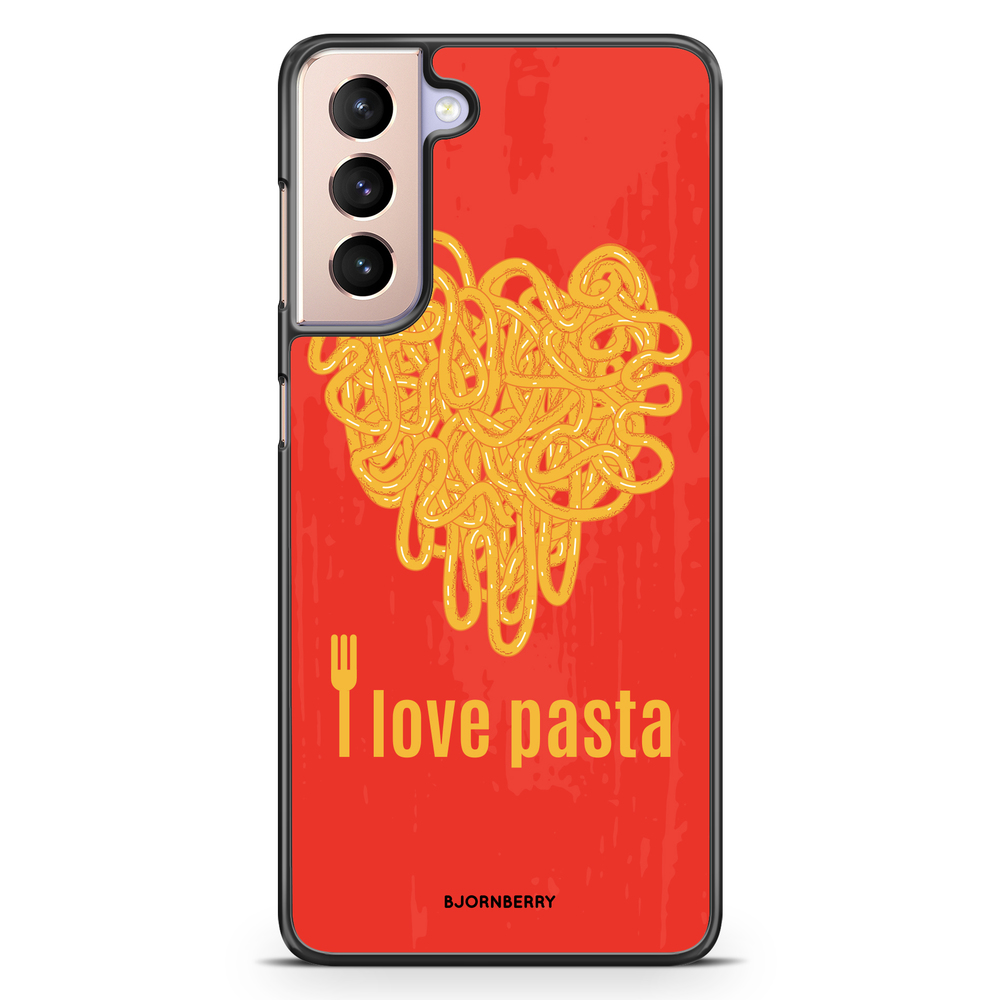 Samsung Galaxy S21 Case - I love pasta