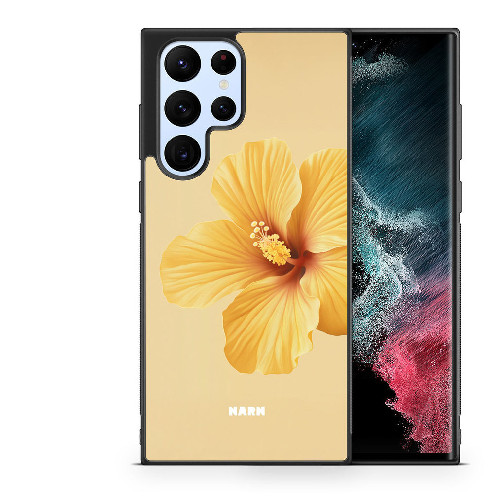 Samsung Galaxy S23 Ultra 5G Case - Hibiscus Era - Lemon