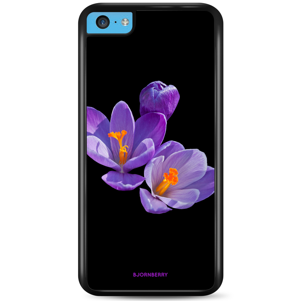 iPhone 5C Case - Purple Flowers