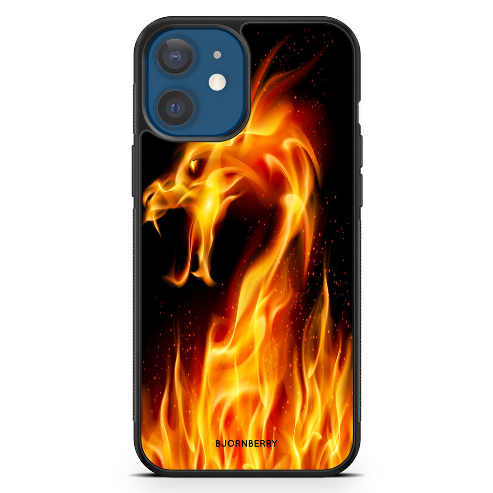 iPhone 12 Case - Flames Dragon