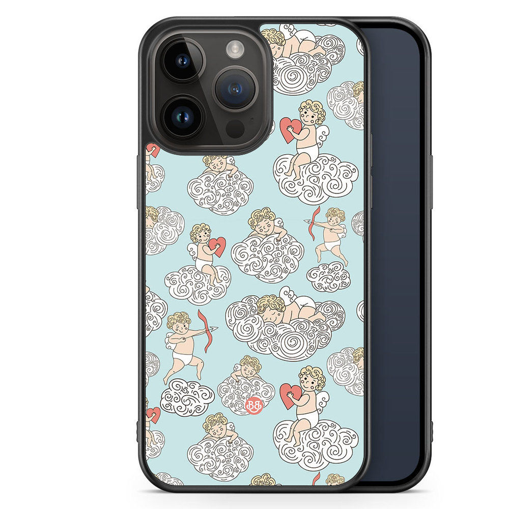iPhone 14 Pro Max Case - Angels and Clouds