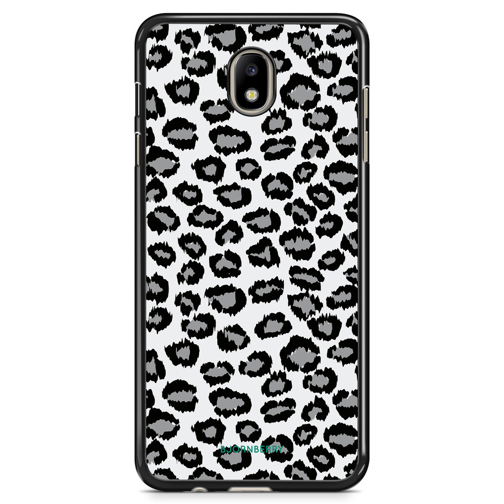 Samsung Galaxy J7 (2017) Case - Gray Leopard