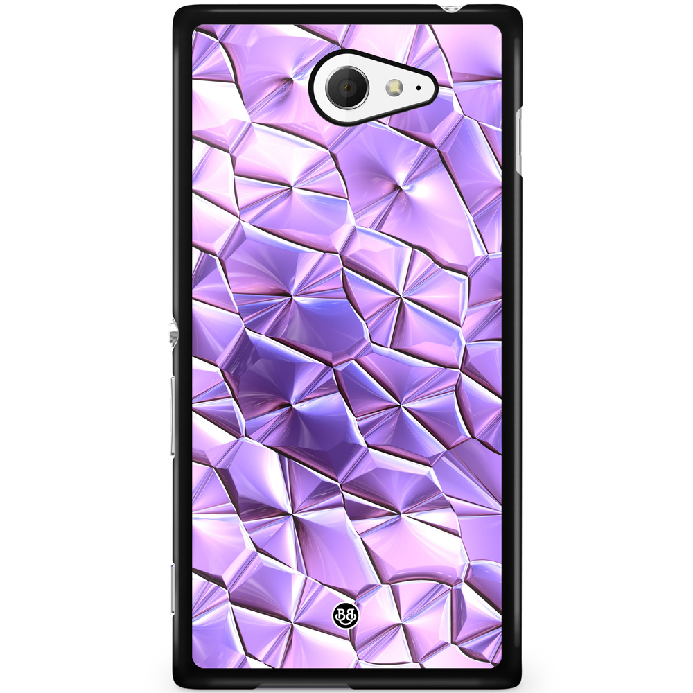 Sony Xperia M2 Aqua Case - Purple Crystal