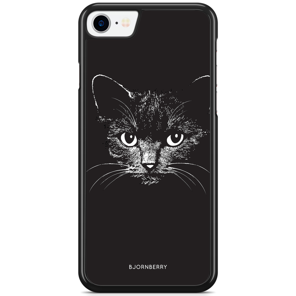 iPhone 7 Case - Black/White Cat