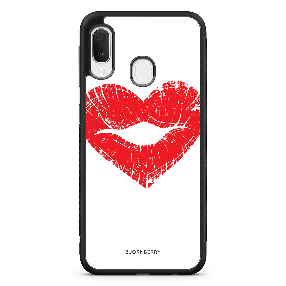 Samsung Galaxy A20e Case - Heart Lips