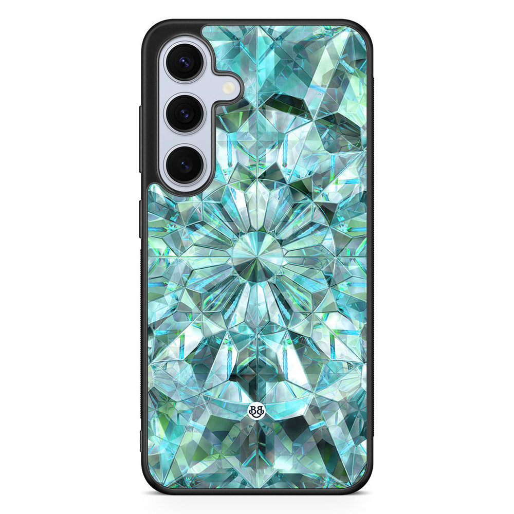 Samsung Galaxy S24 FE Case - Green Crystals