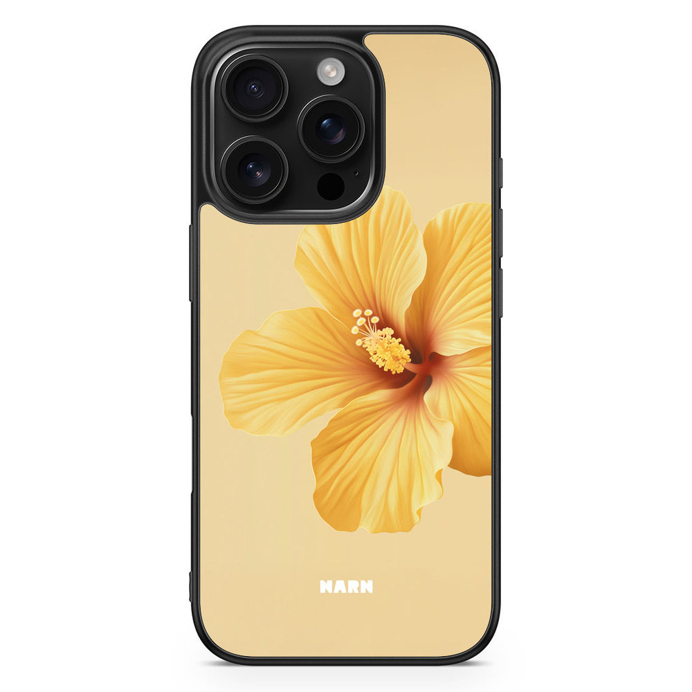 iPhone 16 Pro Case - Hibiscus Era - Lemon