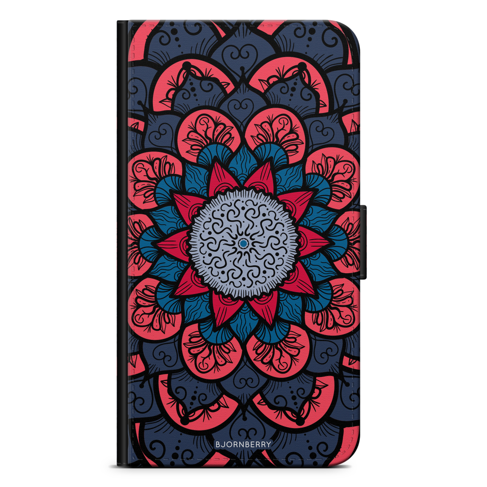 Huawei P20 Lite Plånboksfodral - Blå Mandala
