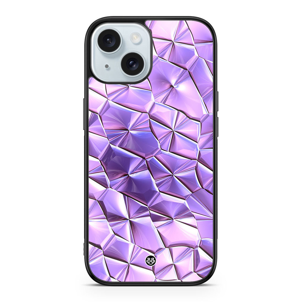 iPhone 15 Case - Purple Crystal