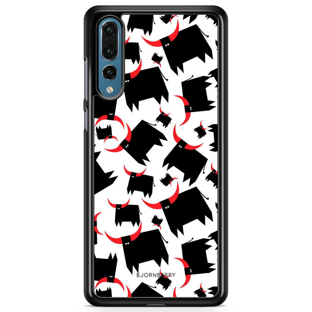 Huawei P20 Pro Case - Bull Red Horns