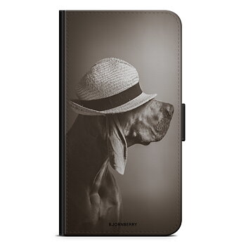 Huawei P Smart (2019) Plånboksfodral - Hund med Hatt