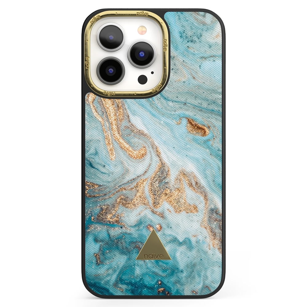 Naive iPhone 13 Pro Case - Turquoise Dream