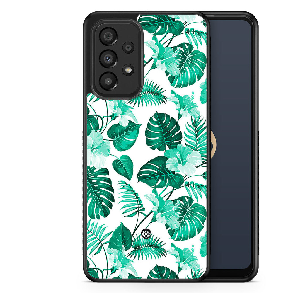 Samsung Galaxy A33 5G Case - Turquoise Flowers