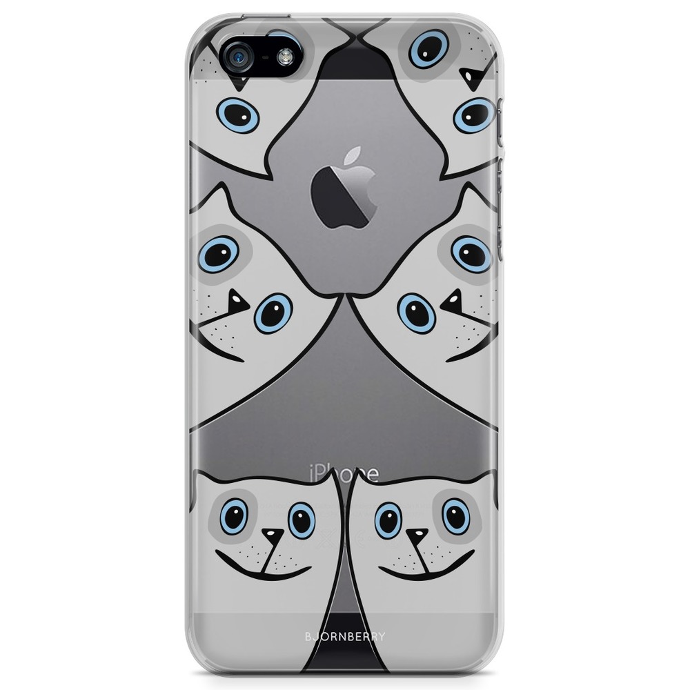 iPhone 5/5S/SE (2016) TPU Case - Funny Cats