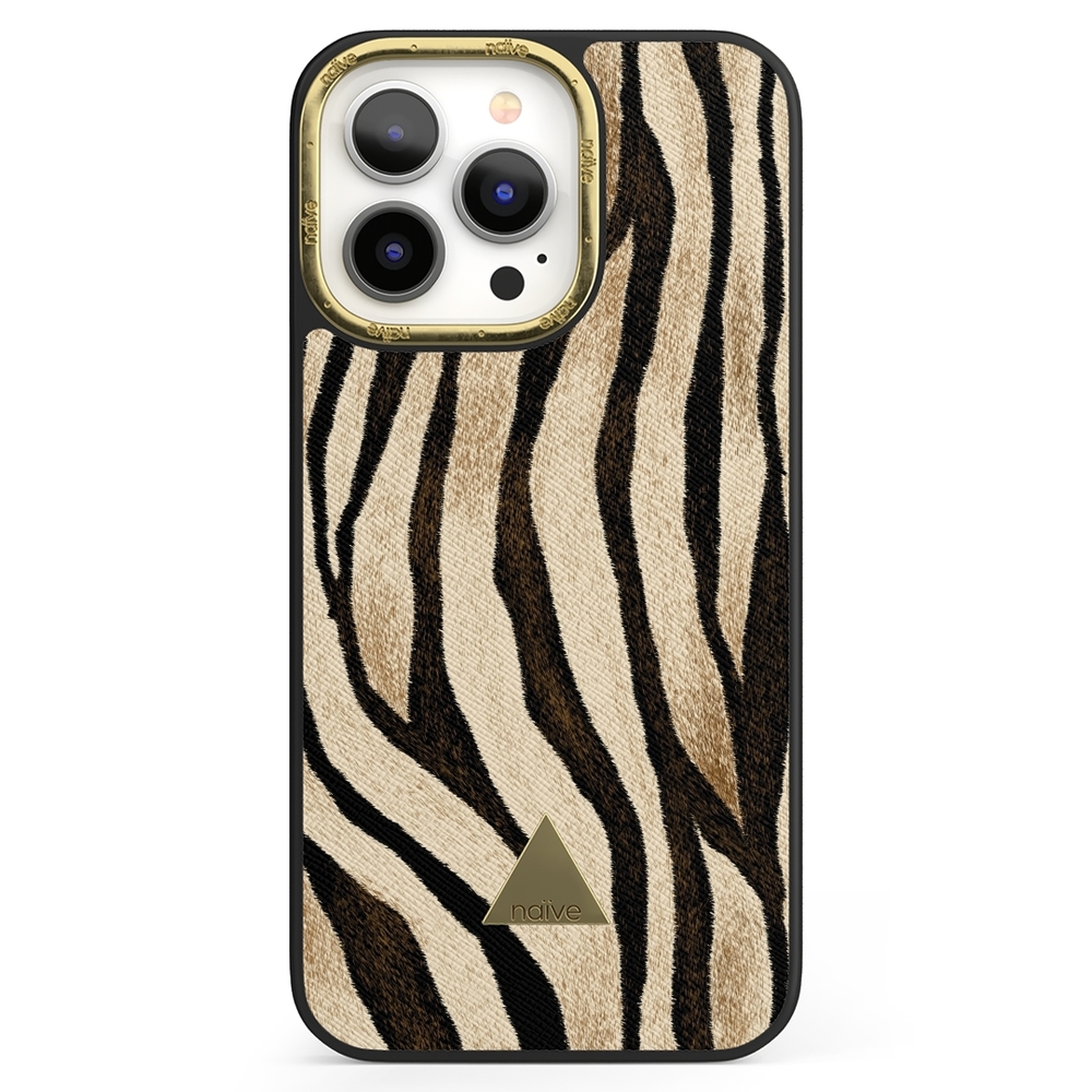 Naive iPhone 13 Pro Case - Tiger Skin