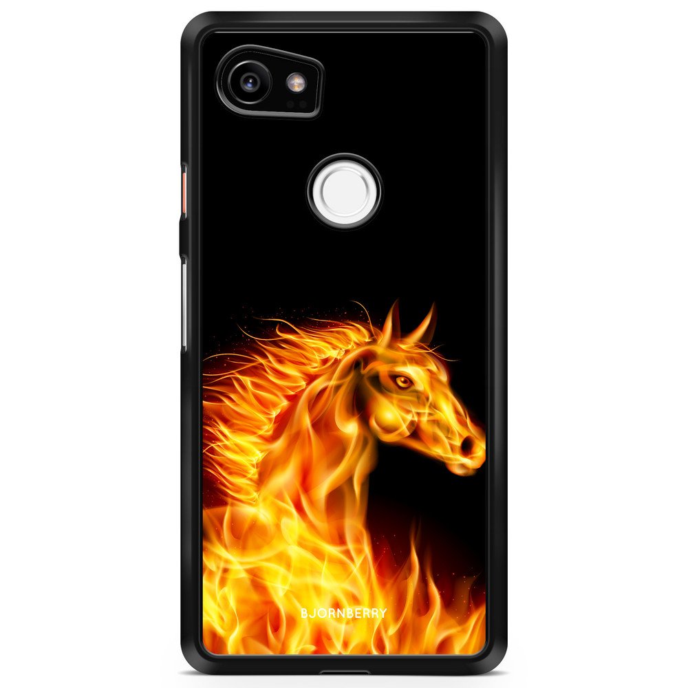Google Pixel 2 XL Case - Flames Horse
