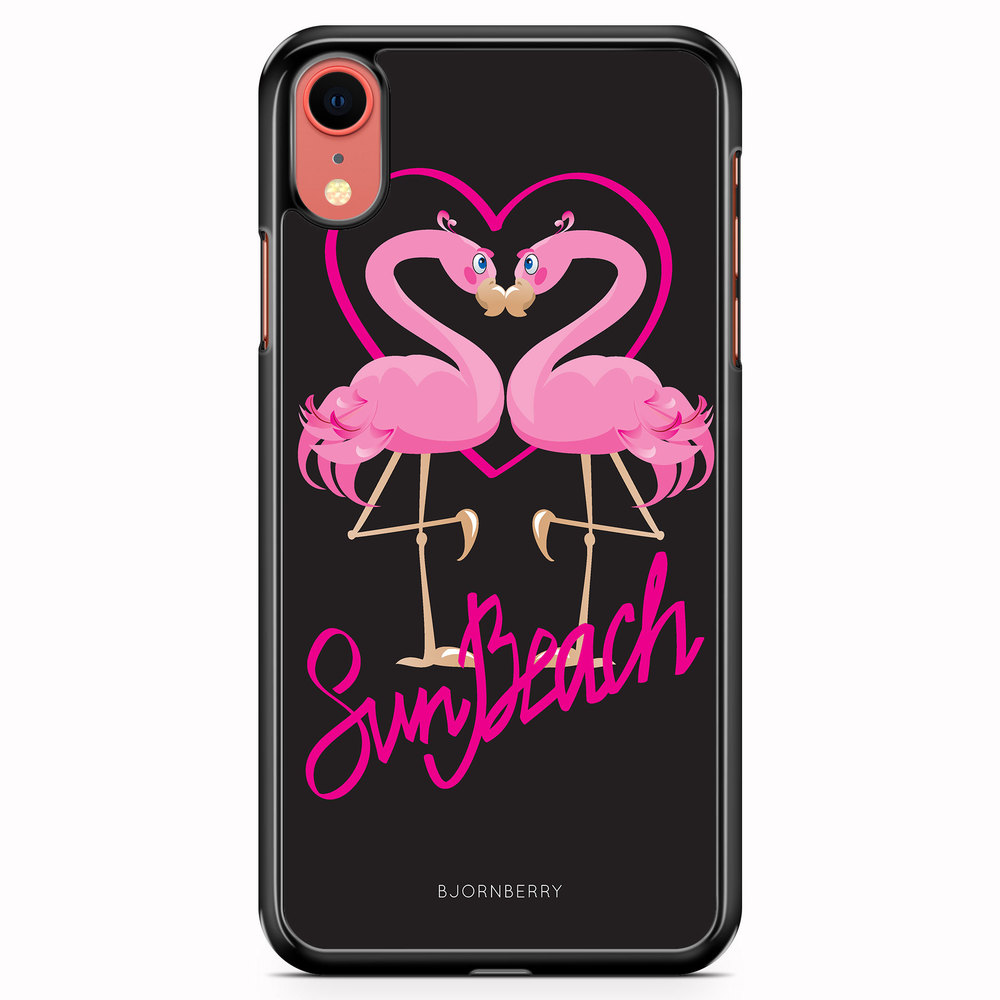 iPhone XR Case - Sun Beach Flamingo