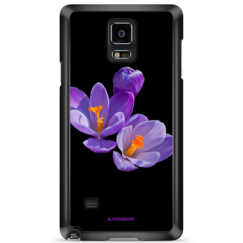 Samsung Galaxy Note 4 Case - Purple Flowers