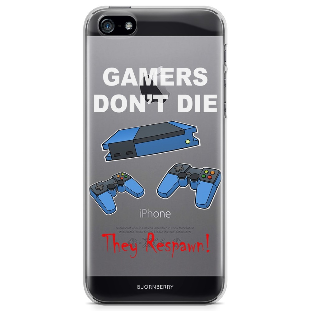 iPhone 5/5S/SE (2016) TPU Case - Gamers Don't Die