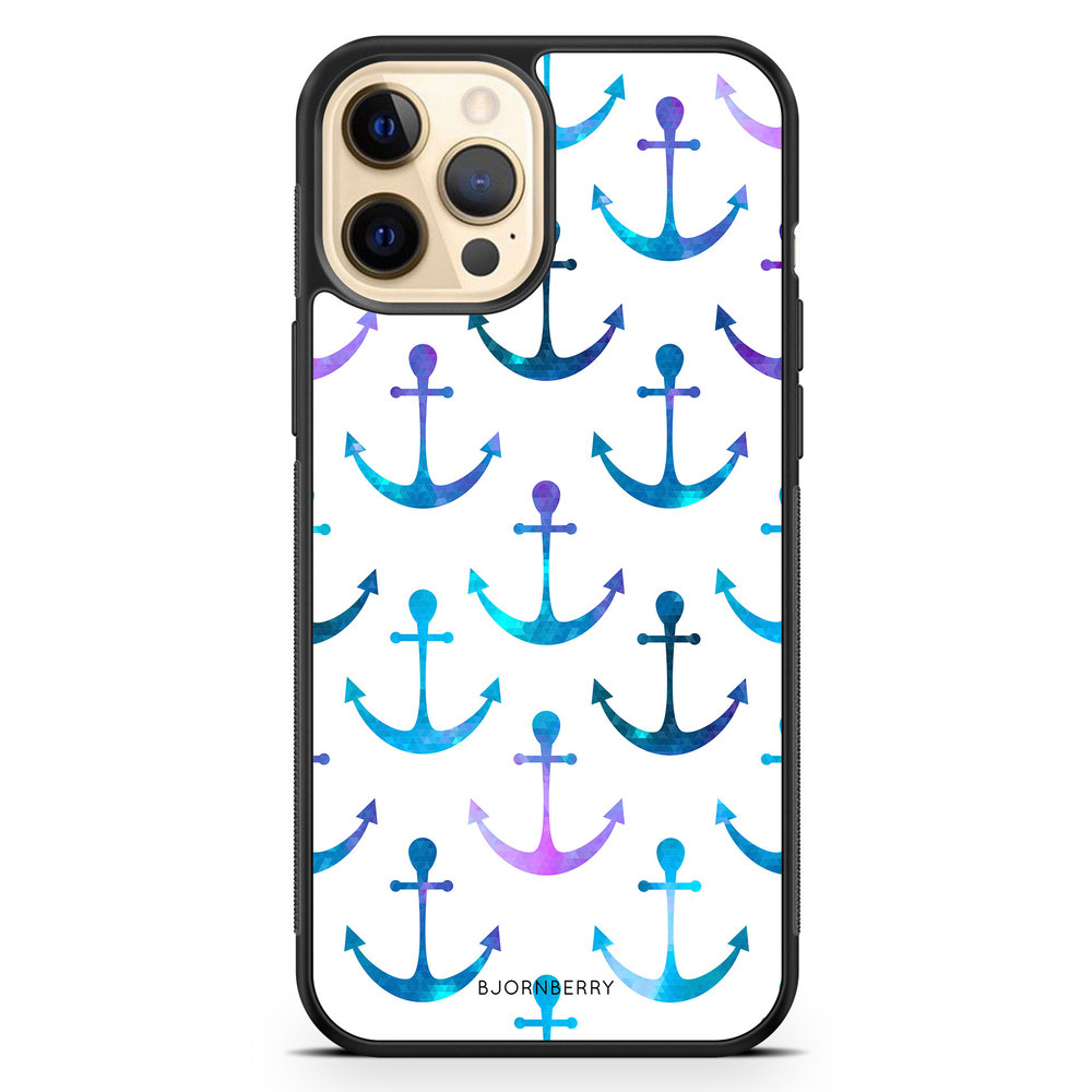 iPhone 12 Pro Max Case - Anchor Pattern