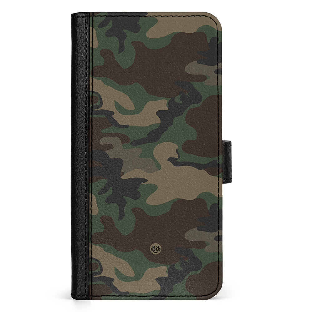 iPhone 15 Pro Max Wallet Case - Camouflage