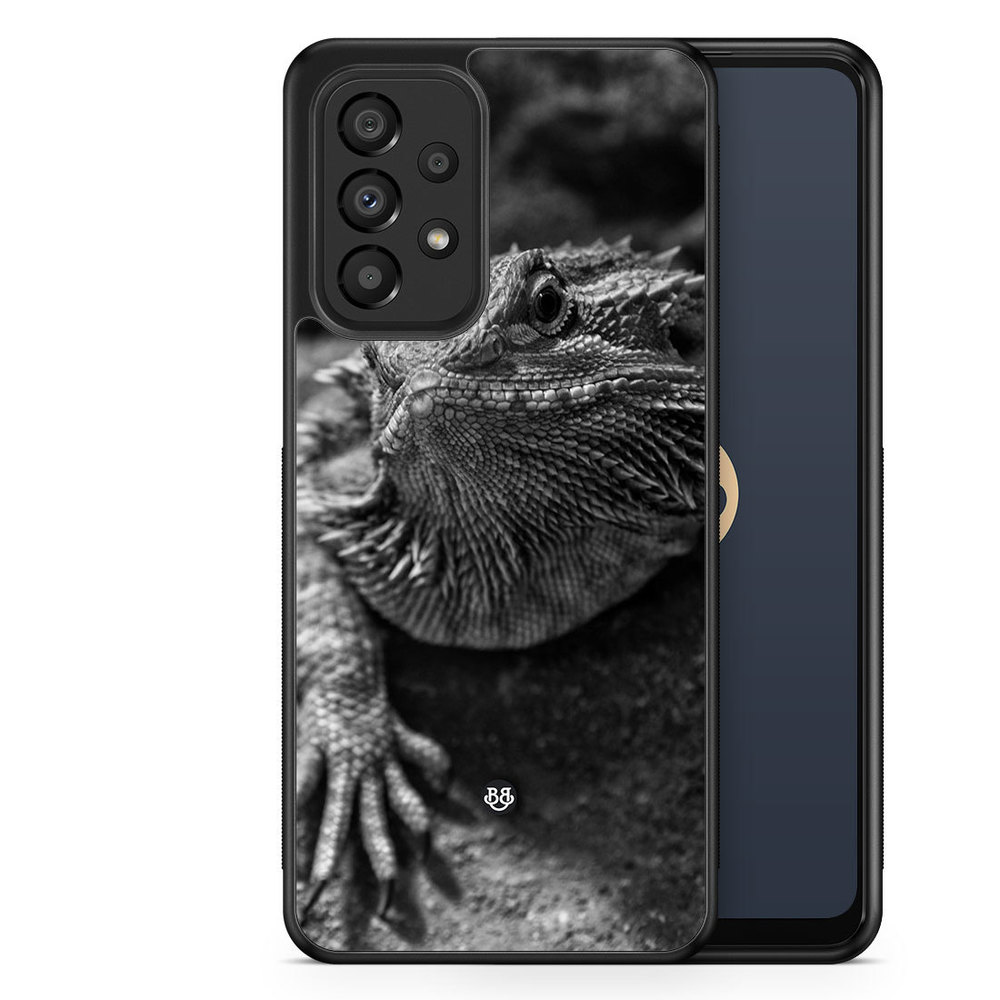 Samsung Galaxy A33 5G Case - Black/White Lizard