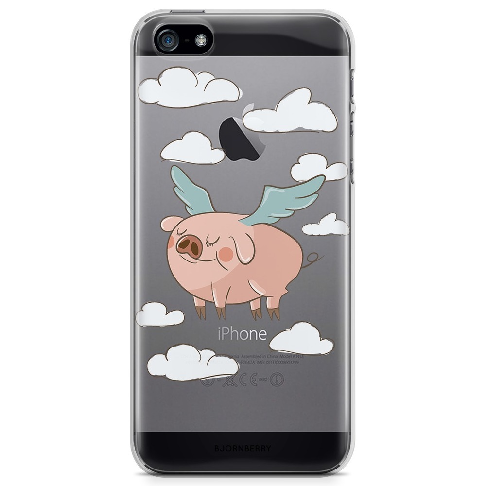 iPhone 5/5S/SE (2016) TPU Case - Flying Pig
