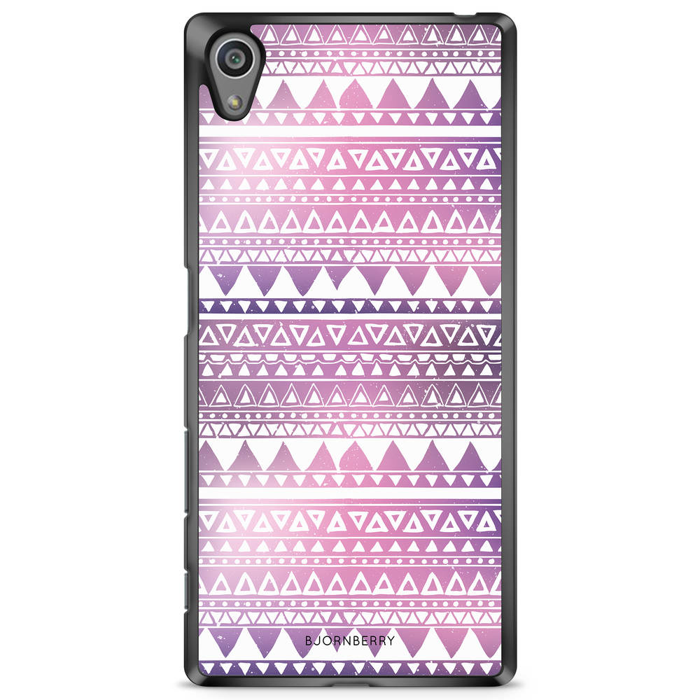 Sony Xperia Z5 Premium Skal - Lila Aztec