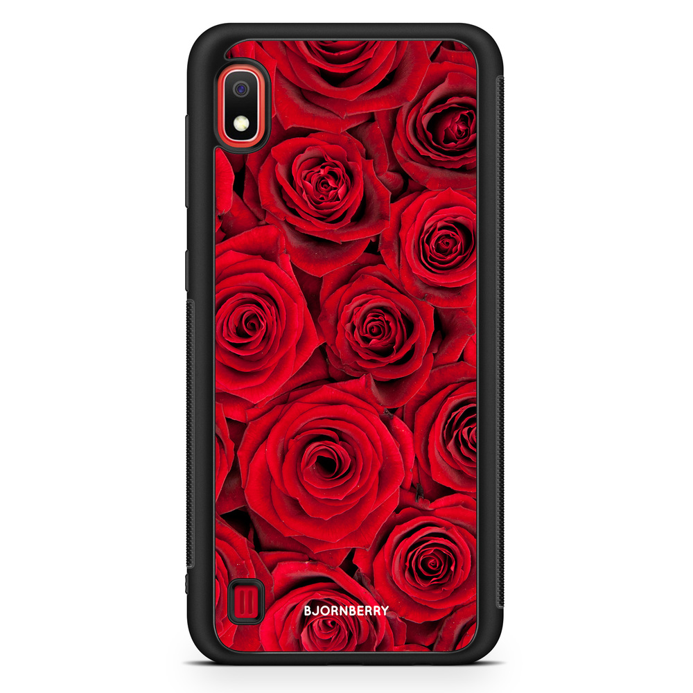 Samsung Galaxy A10 Skal - Röda Rosor
