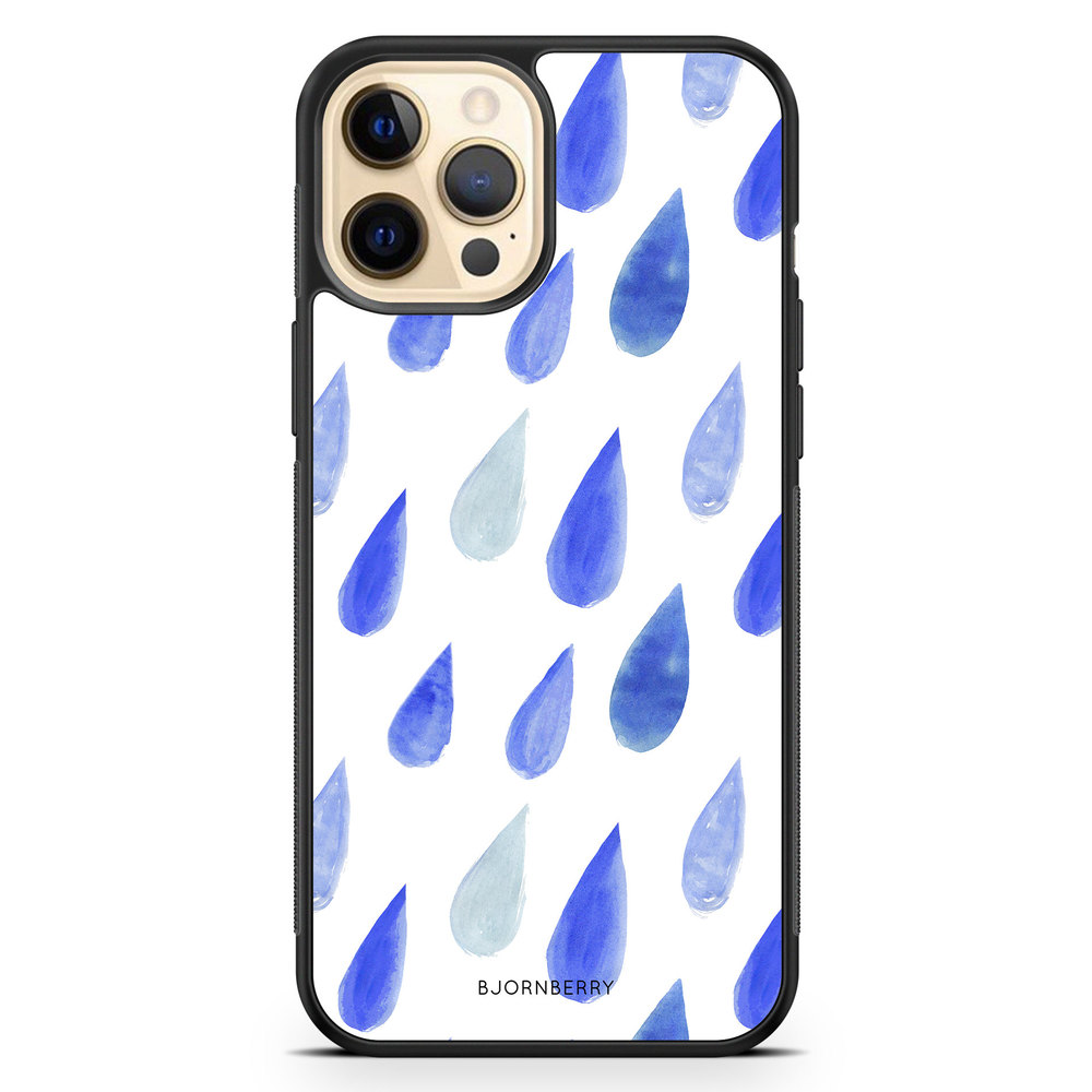 iPhone 12 Pro Max Case - Watercolor Rain