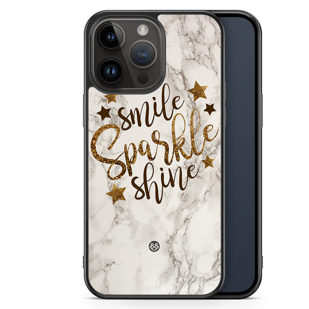 iPhone 14 Pro Max Case - Smile,Sparkle,Shine