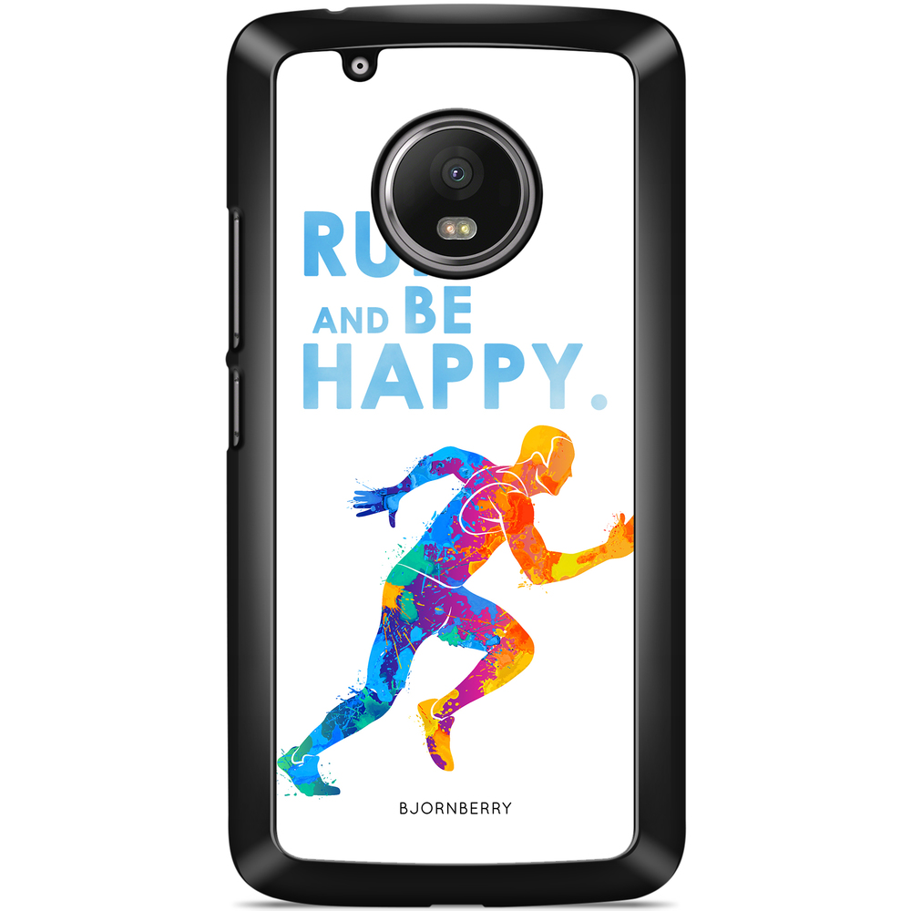 Moto G5 Plus Case - Run and be happy