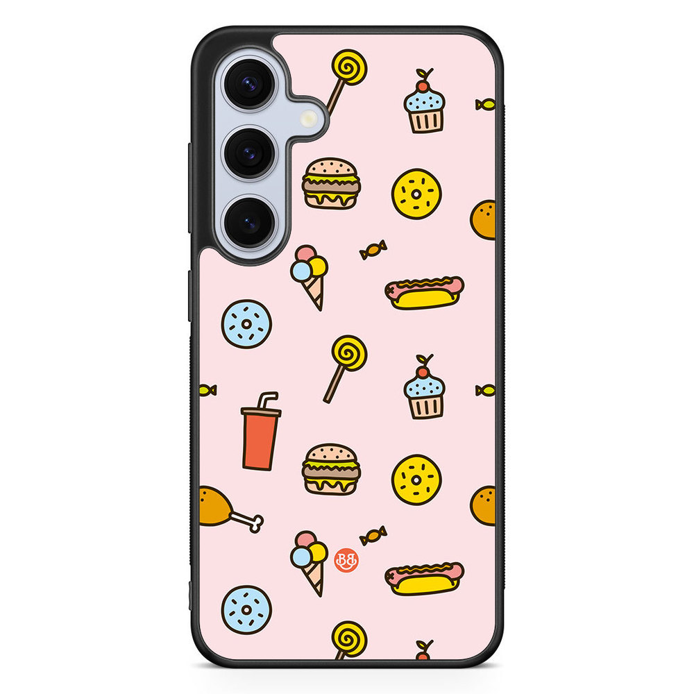 Samsung Galaxy S24 FE Case - Junk food Pattern