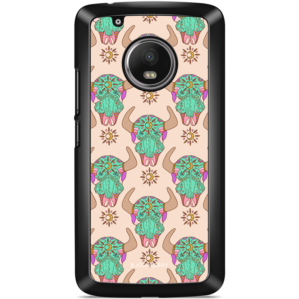 Moto G5 Plus Case - Beautiful Skulls